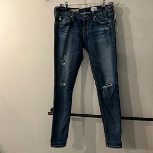 AG woman’s jeans like new. Super skinny ankle. Size 27R